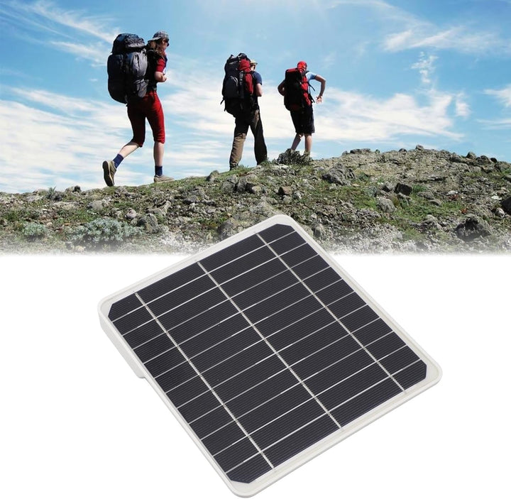 Wasserdichtes Tragbares Solarpanel, 20-W-Solarpanel mit USB-Typ-C- und DC-Anschluss, Leicht und Zuve