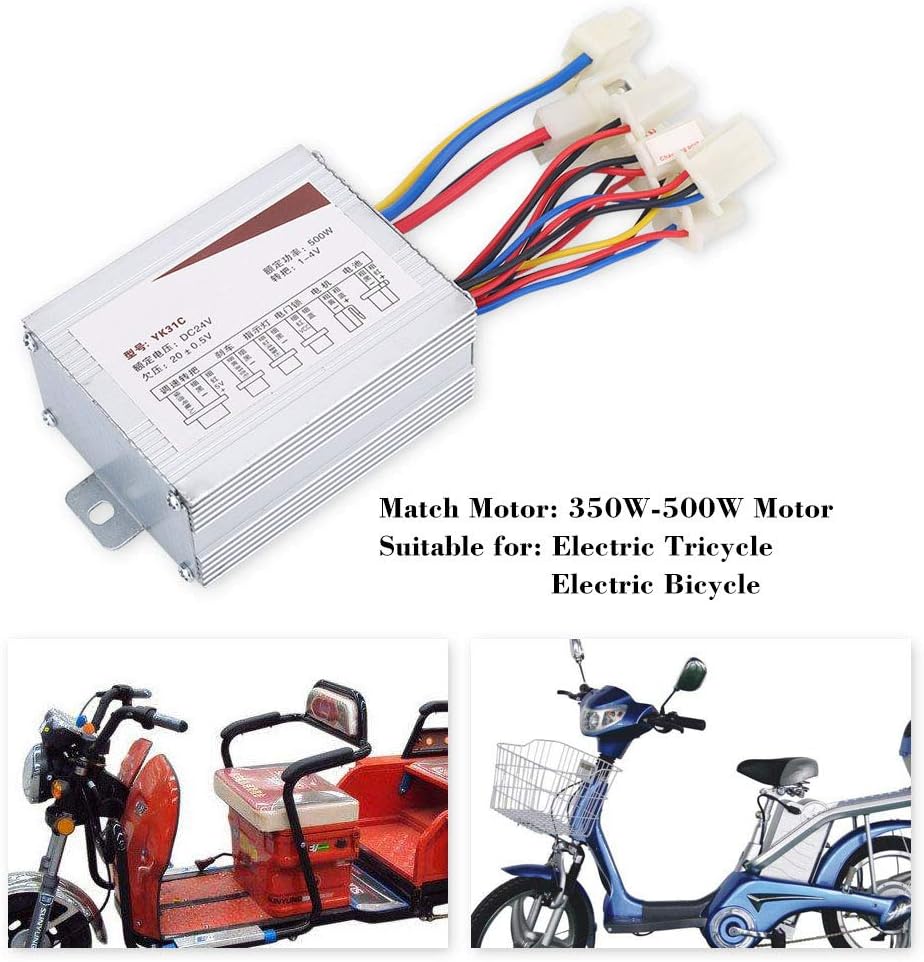 VIFER 24V Controller 24V 500W Motor gebürstete Controller Box für E-Bike mit Elektroroller