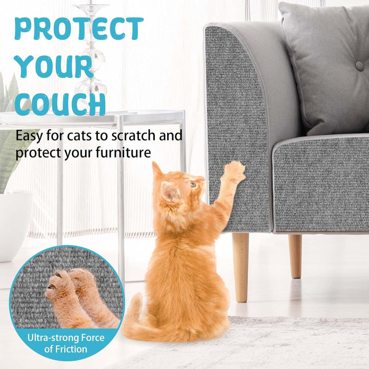 Kratzmatte Katze selbstklebend Kratzteppich Katze Wand Kratzbretter Sofa Kratzschutz Kratzmatte für