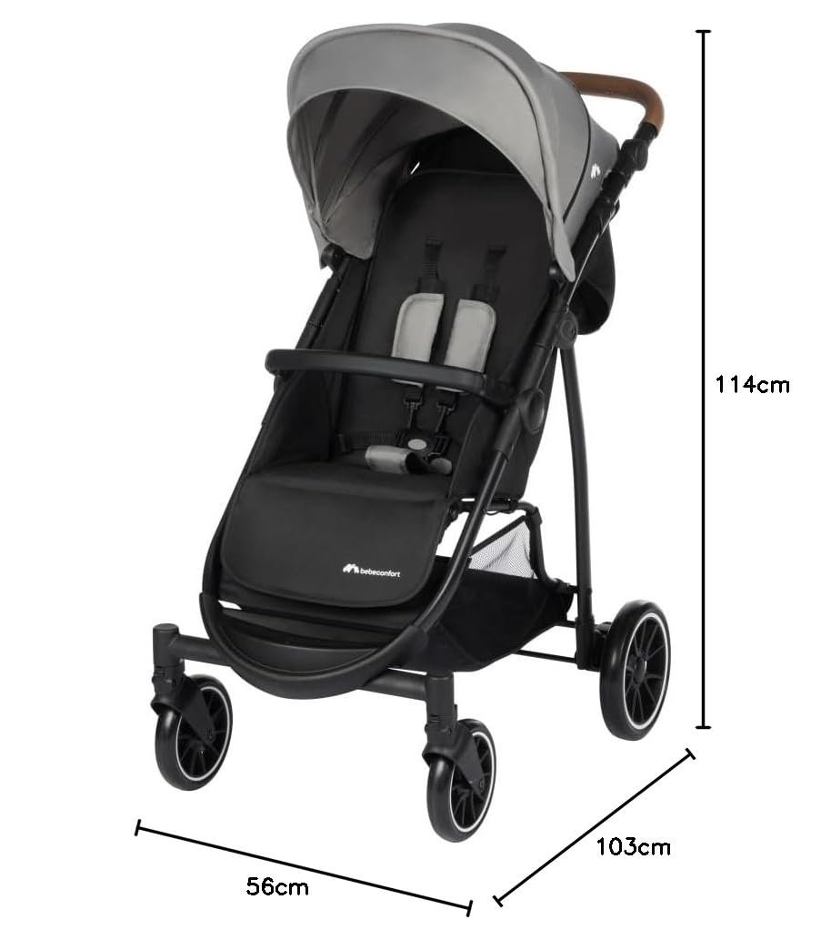 Bebeconfort Ingenious Kompakter Kinderwagen mit Liegeposition, von Geburt bis 4 Jahre, bis 22 kg, Ti