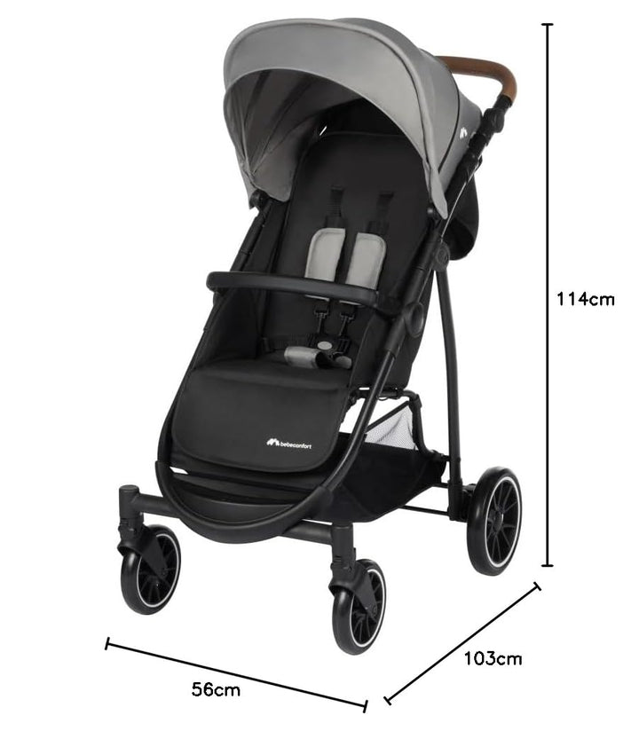 Bebeconfort Ingenious Kompakter Kinderwagen mit Liegeposition, von Geburt bis 4 Jahre, bis 22 kg, Ti