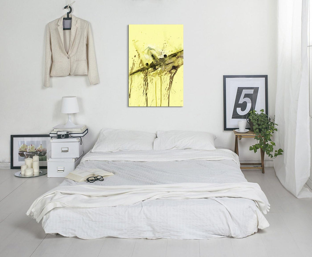 Boing_90x60cm Splash Art Paul Sinus Aquarell, Gemälde, Kunstbild auf Leinwand