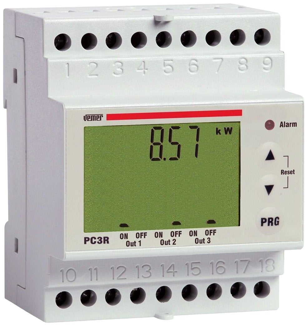 VEMER VE467700 Steuergerät zur Laststeuerung PC3R mit Relais, weiss 3 Ladungen, 3 Ladungen