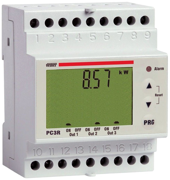 VEMER VE467700 Steuergerät zur Laststeuerung PC3R mit Relais, weiss 3 Ladungen, 3 Ladungen