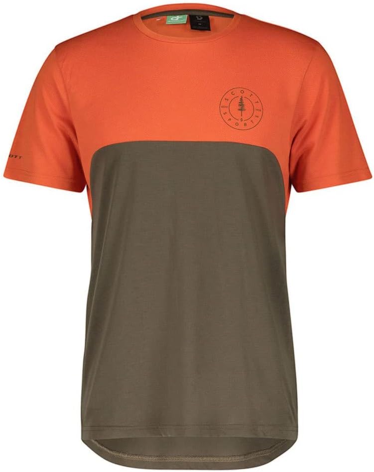 Scott Trail Flow DRI Fahrrad Trikot kurz braun/orange 2023 S Braze Orange/Shadow Brown, S Braze Oran