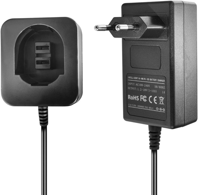 Ladegerät kompatibel mit Dewalt/Black & Decker Ni-MH/Ni-CD Werkzeug-Akkus 3.6V, 7.2V, 9.6V, 12V, 14.