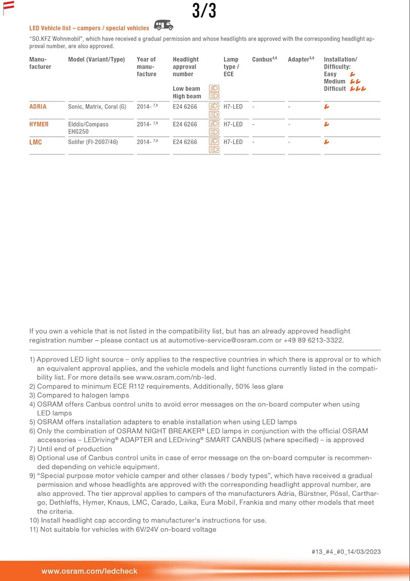 OSRAM LEDriving SMART CANBUS, LEDSC03-1, umgeht das Lampenausfallerkennungssystem für LED Retrofit L