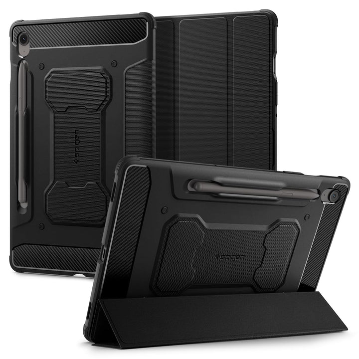 Spigen Rugged Armor Pro Hülle Entwickelt für Samsung Galaxy Tab S10 FE+ (2025) Schutzhülle mit S Pen