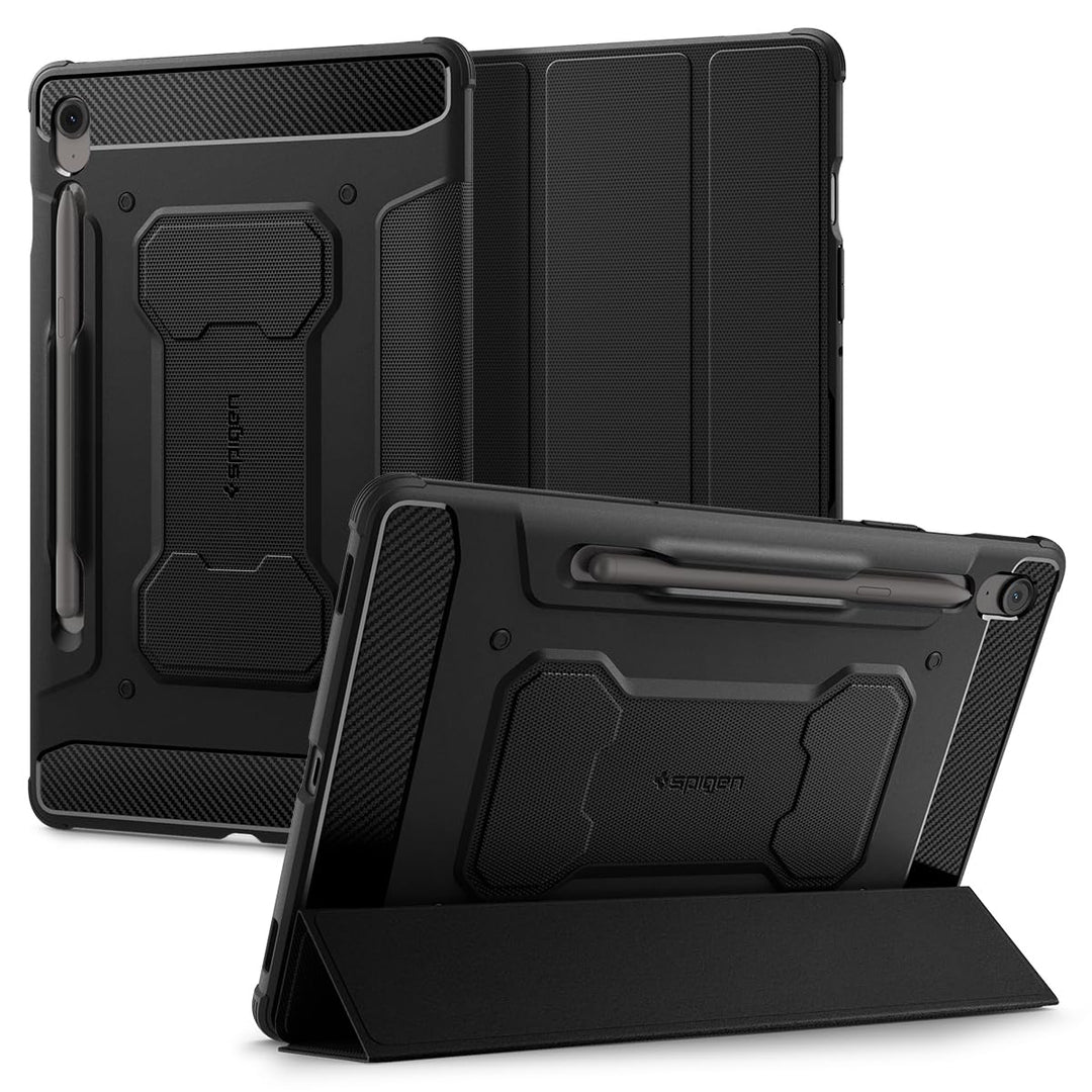 Spigen Rugged Armor Pro Hülle Entwickelt für Samsung Galaxy Tab S10 FE+ (2025) Schutzhülle mit S Pen