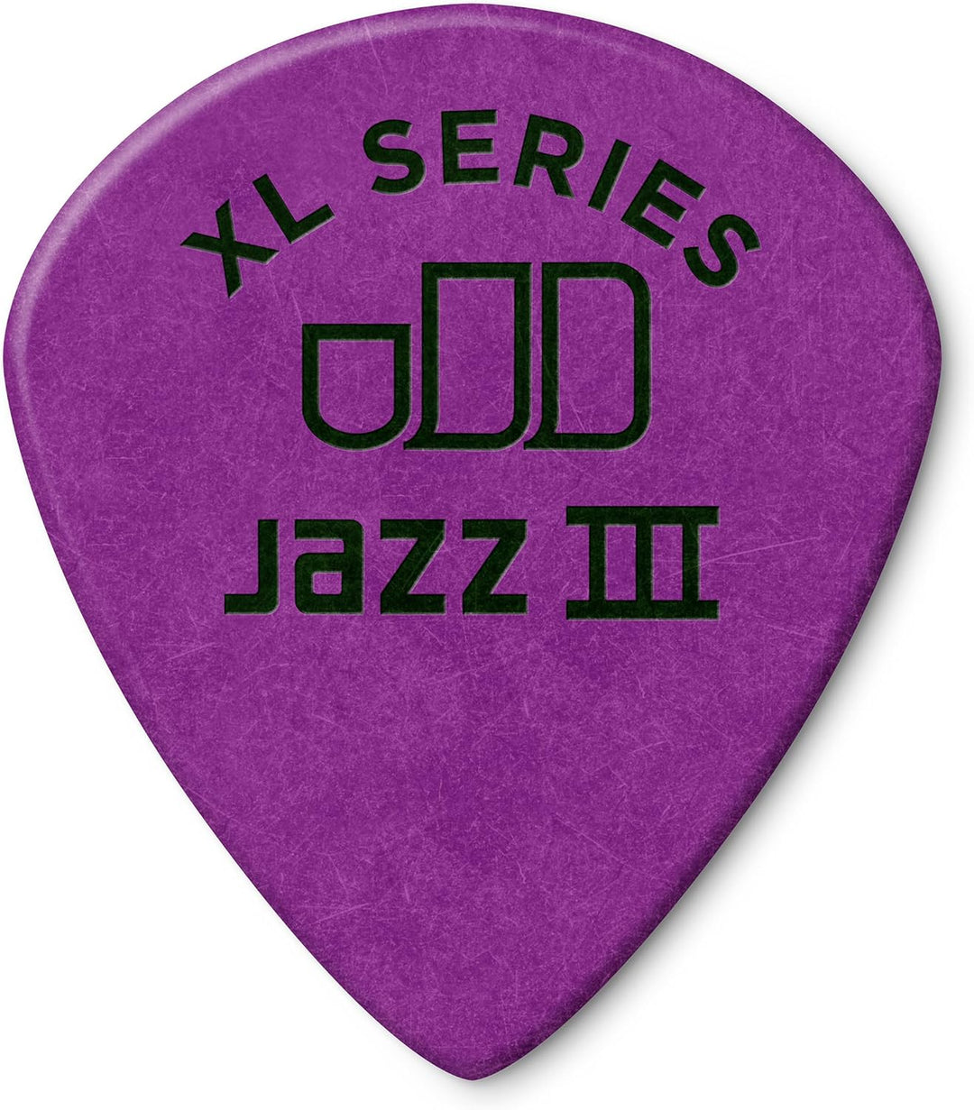 Médiators Jim Dunlop 1,14mm Tortex Jazz III XL 1,14mm sachet de 72 Sachet de 72 1,14mm, Sachet de 72