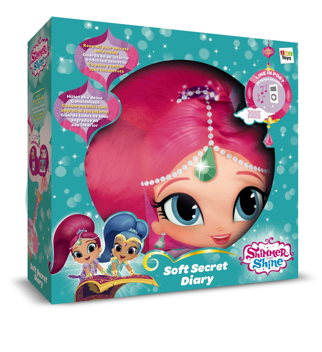 IMC Toys and Shimmer&amp;Shine Soft Secret Diary Shimmer &amp; Shine (275034SS)