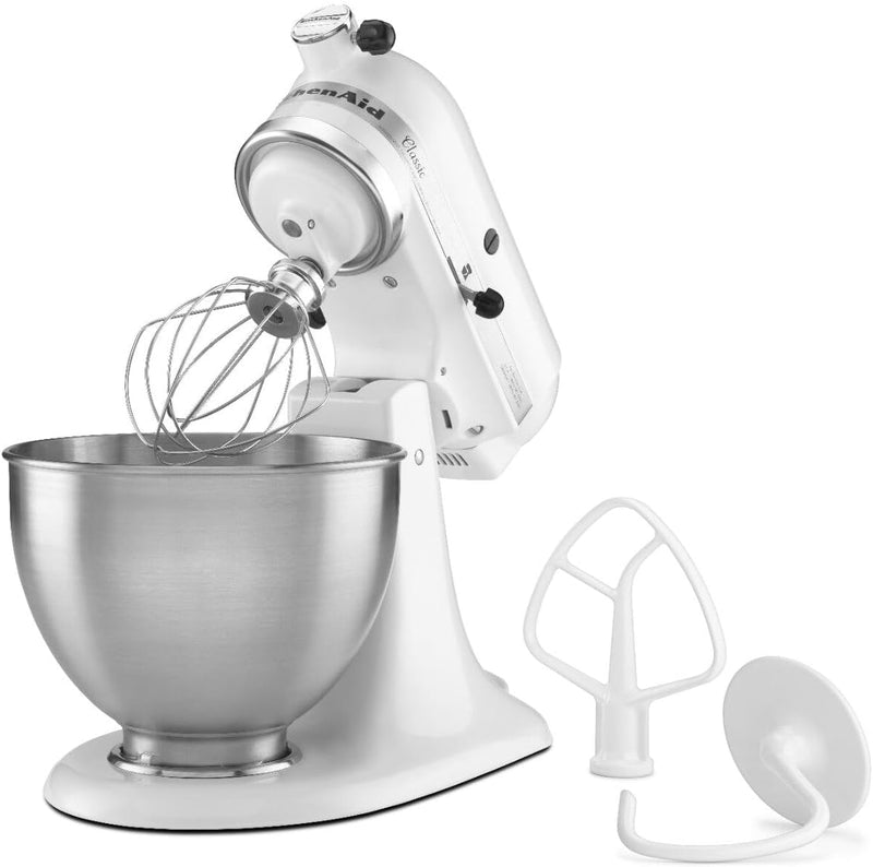 KitchenAid Küchenmaschine K45SSEWH Classic, Weiss Weiss/Opulenter Garten Mixer, Weiss/Opulenter Gart