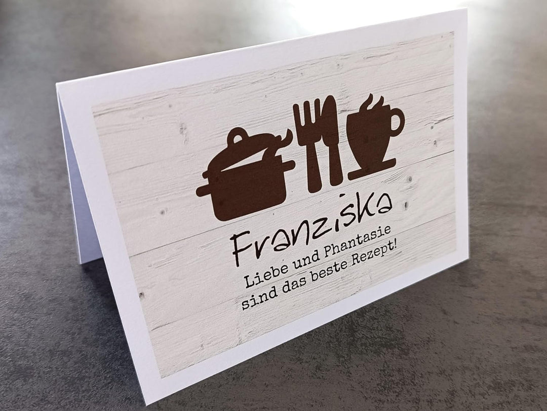Rezeptordner MIT NAME Ringbuch für Rezepte DINA5