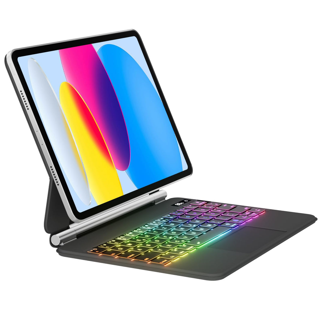 Magnetische Tastatur Hülle für 11 Generation 2025 A16 11 Zoll, iPad 10 Generation 10,9 Zoll, Tastatu