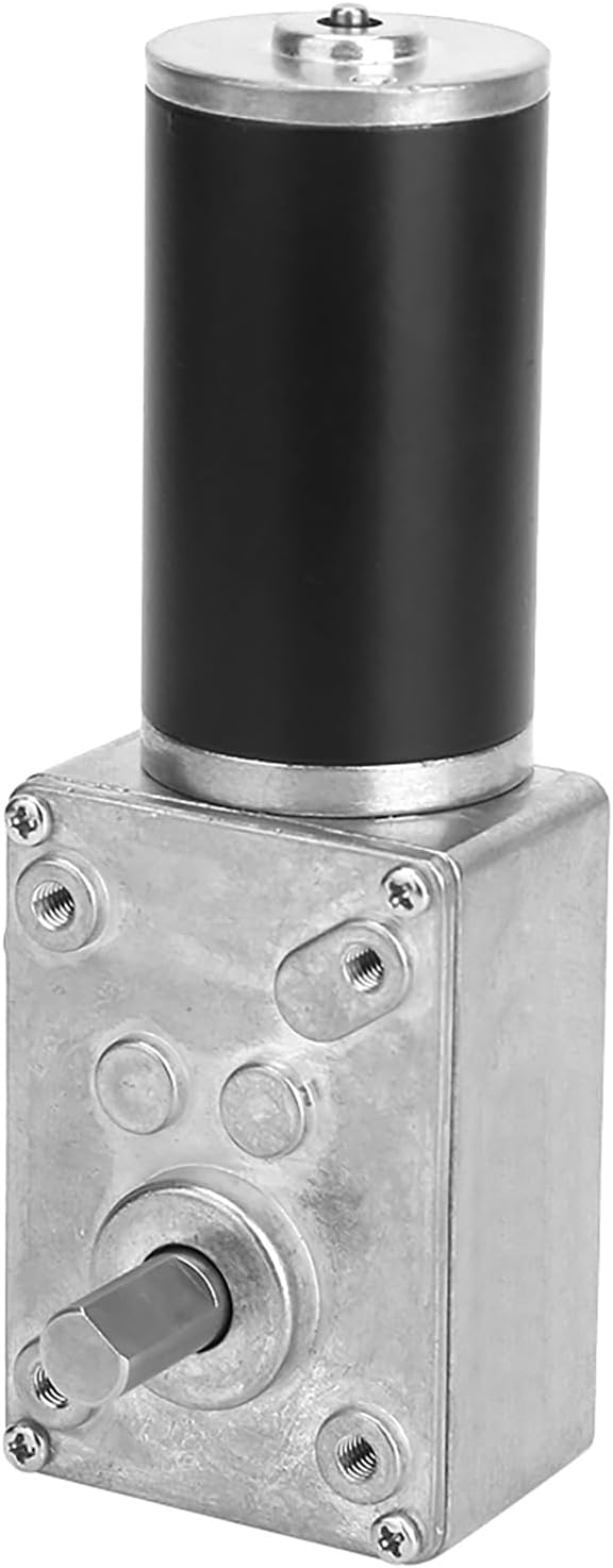 Fafeicy 12V 30RPM Schneckengetriebemotor, hohe Torsionsgeschwindigkeit - Reduzieren Sie die umschalt