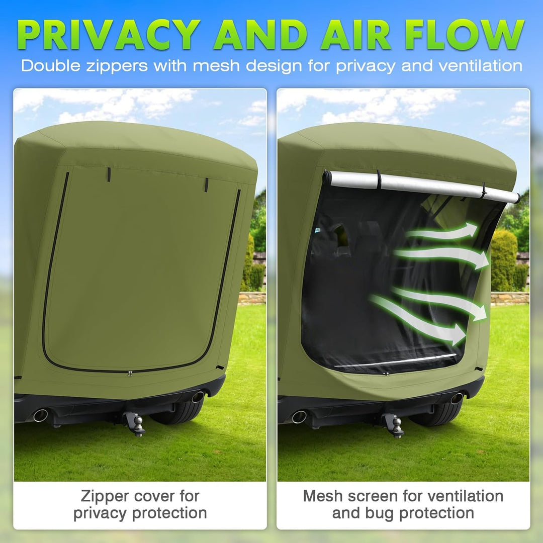 Universal Heckklappenzelt Caddy - Wasserdichtes Auto Heckzelt für Camping & Reisen mit UV-Schutz -St
