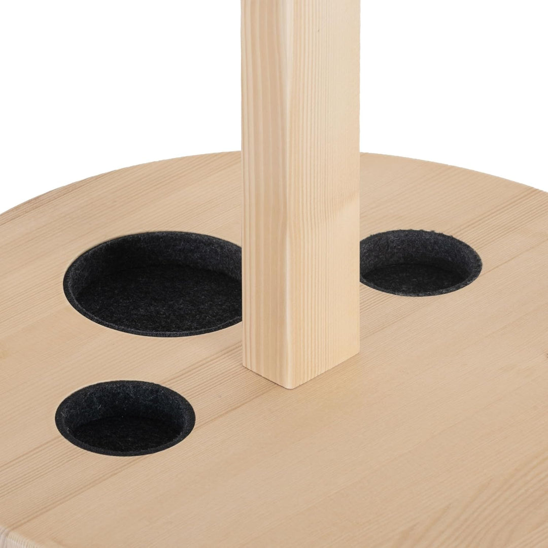 Lechgold AHS-2NG Alphornständer Natur - Erleichtert das Austrocknen des Instrumentes - Aus Fichtenho