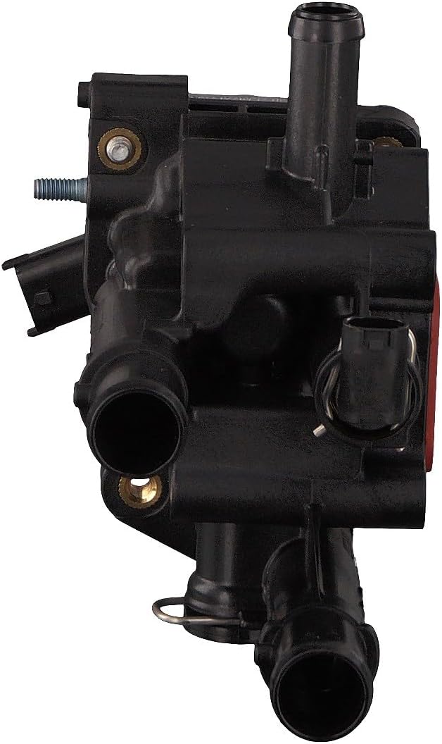 febi bilstein 49190 Thermostat mit Gehäuse, Dichtung und Temperaturschalter , 1 Stück