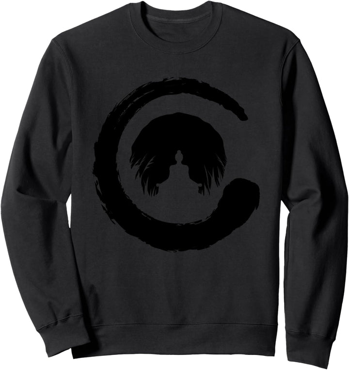 Baum Japan Asien Bambus Sonnenform Kanji Natur Buddha Sweatshirt