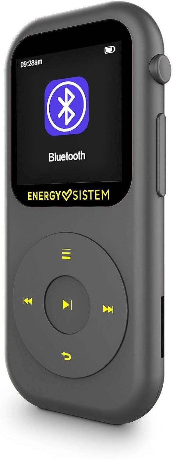 Energy Sistem Reproductor MP4 Handy MP3 Player Bluetooth 16GB MP4 Player mit FM Radio microSD bis 12