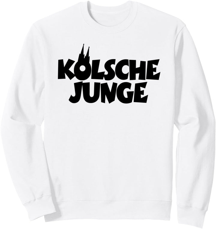 Kölsche Junge (Schwarz) Jungs aus Köln Sweatshirt