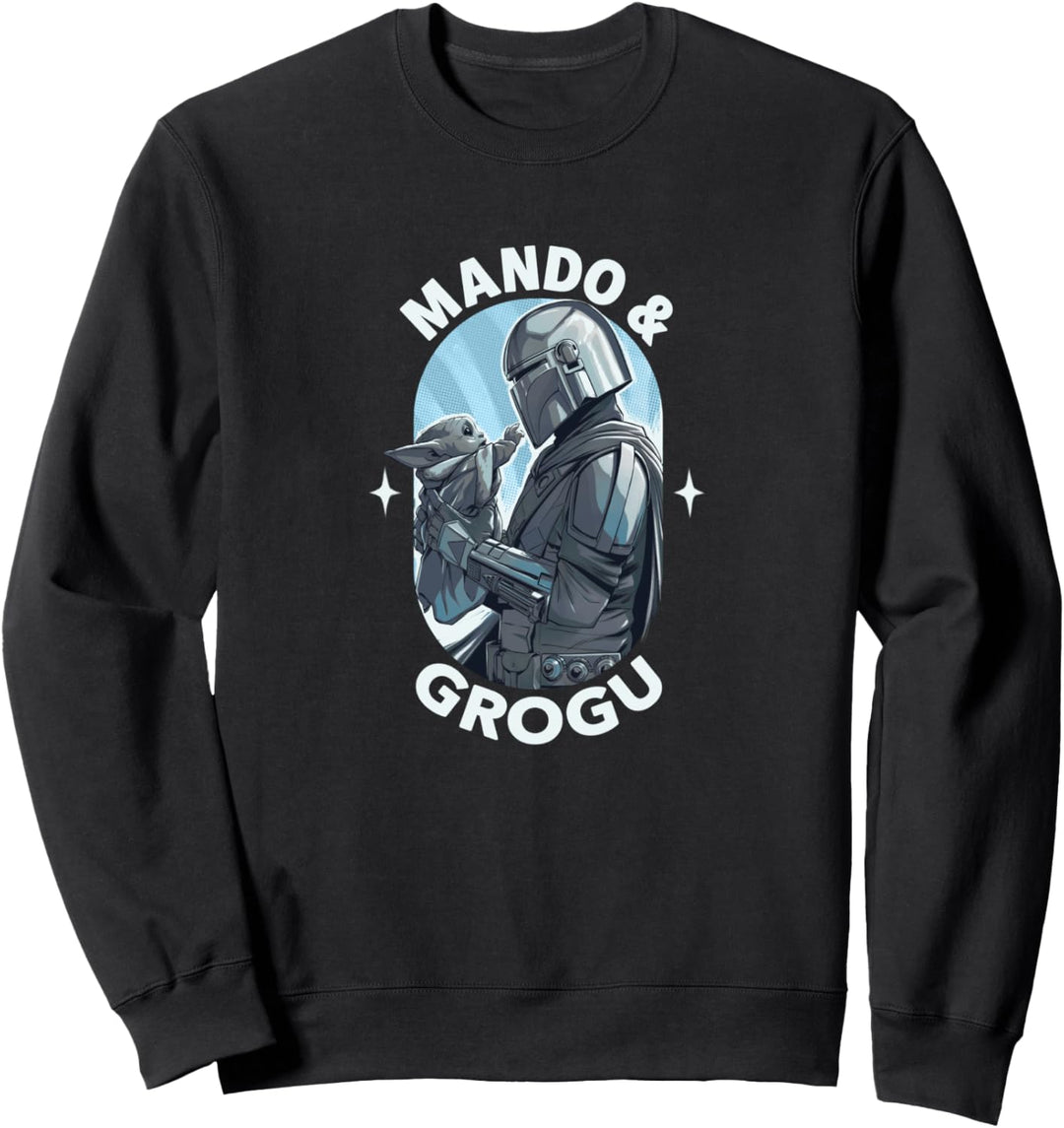 Star Wars: The Mandalorian & Grogu Sparkles And Hugs Sweatshirt