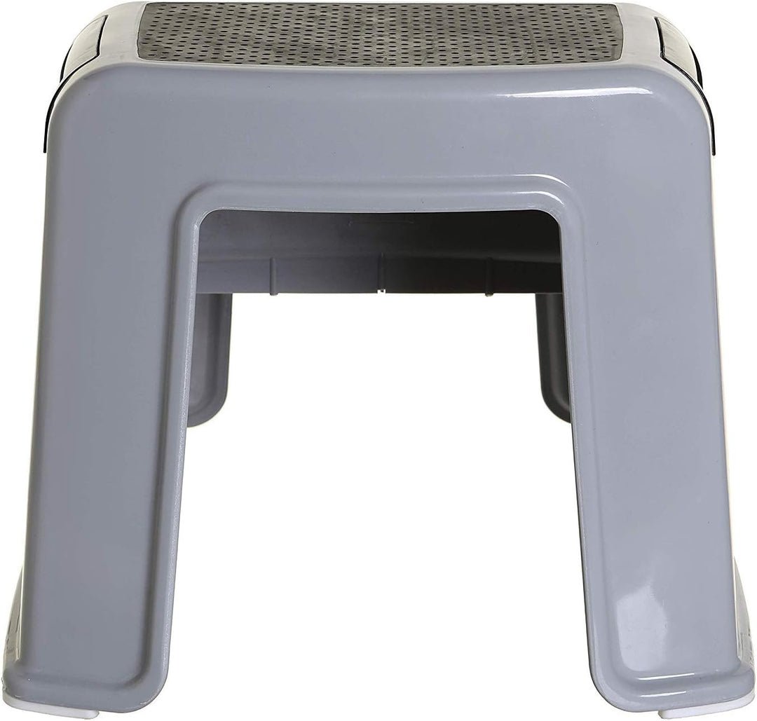 Dreambaby 2 Stufen Tritthocker - Kleinkinder Hocker - rutschfest - Dunkelgrau - Modell G687