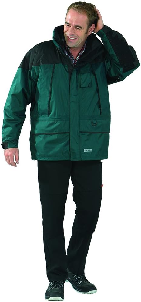 Planam 3131 Outdoor-Twister-Jacke - Optimale Sicherheit und Komfort - Farbe: Grün/Schwarz - Grösse: