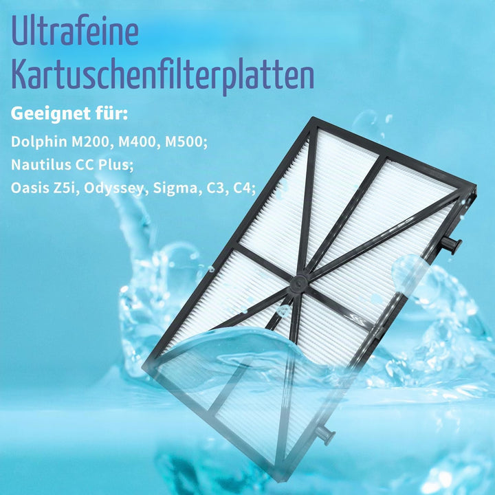 Filtereinsätze für Delfin, ultrafein, Teilenummer: 9991432, 4 Stück