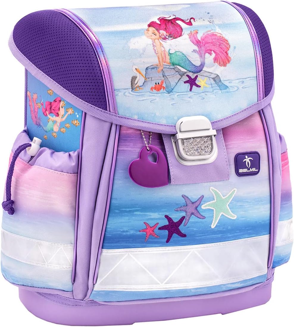 Belmil 403-13/AG/S Schulranzen Set 4 - teilig (Beautiful Mermaid)