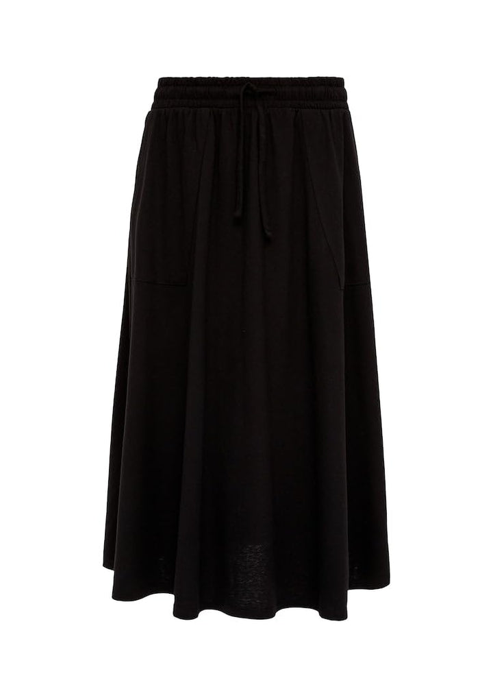 s.Oliver Damen Midi Rock 42 Schwarz 9999, 42 Schwarz 9999
