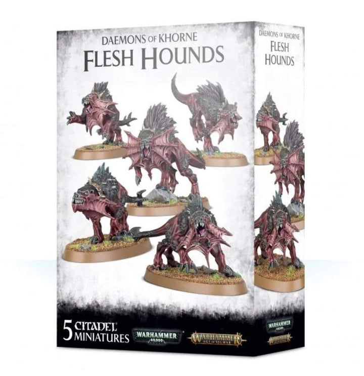 Games Workshop - Warhammer Age of Sigmar - Warhammer 40.000 - Daemons of Khorne Flesh Hounds