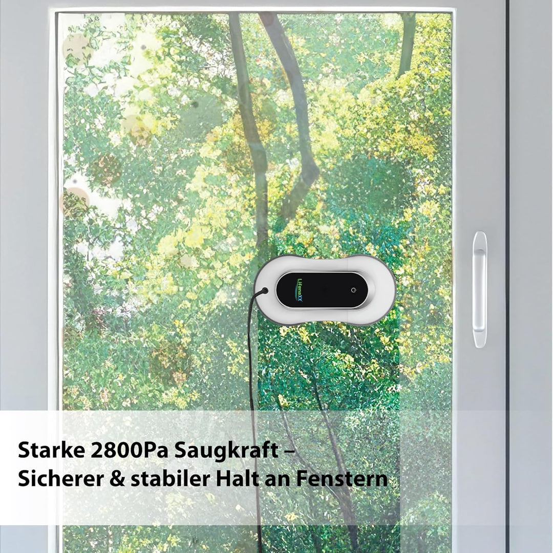 Fortschrittlicher Fensterreinigungsroboter LX-055, elektrischer Fensterreiniger mit 2 Sprühdüsen, ho