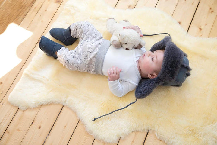 Baby-Lammfell geschoren 70-80cm 70-80 cm, 70-80 cm