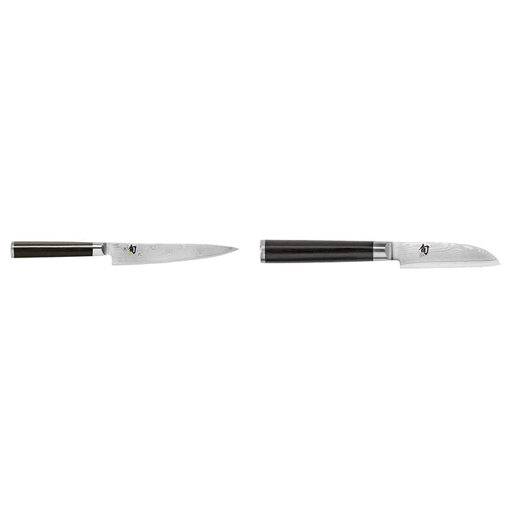 Kai Shun Classic Allzweckmesser, Klinge 15,0 cm, DM-0701 &amp; Shun Classic Gemüsemesser, Klinge 9,0 cm,