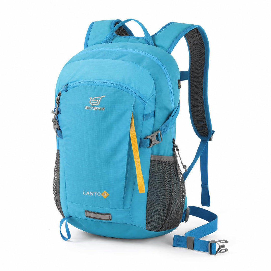 SKYSPER LANTC 20 Leicht Wanderrucksack 20L Klein Rucksack mit Rückenbelüftung Trekkingrucksack aus a