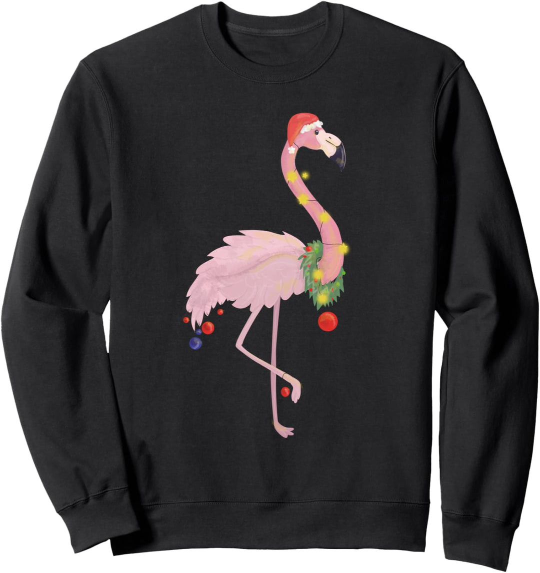 Tropischer Feiertag des Weihnachtsflamingogeschenks Sweatshirt