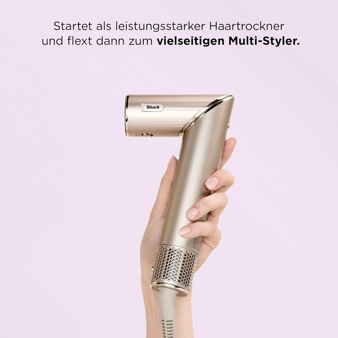 Shark FlexStyle 3-in-1 Luftstyler &amp; Haartrockner, Auto-Wrap-Lockenaufsatz, Ovalbürste, Konzentrator,