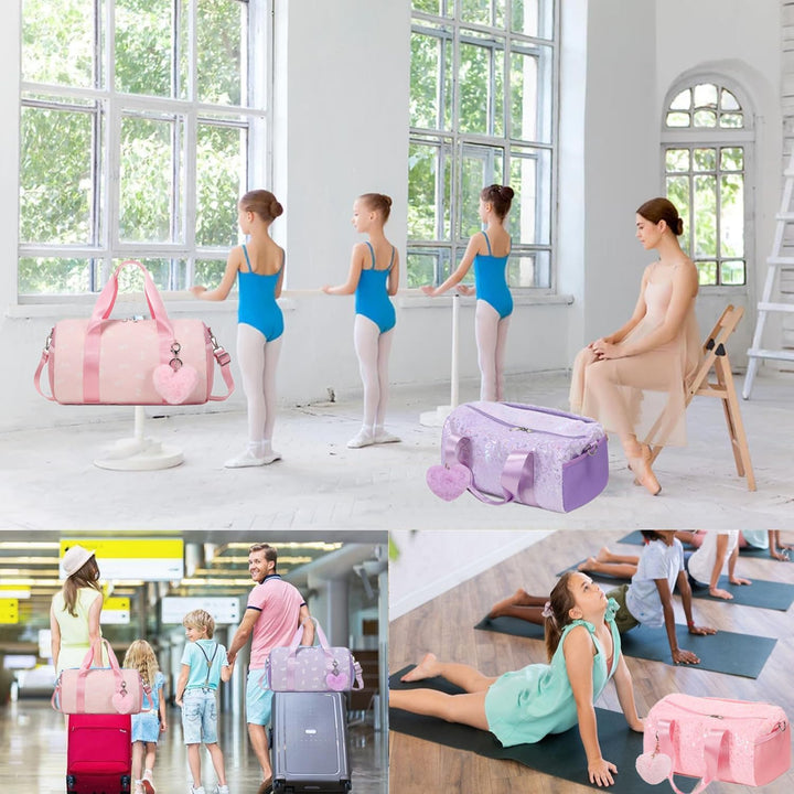 Jumpopack Rosa Balletttasche Mädchen mit Nassfach, Rosa
