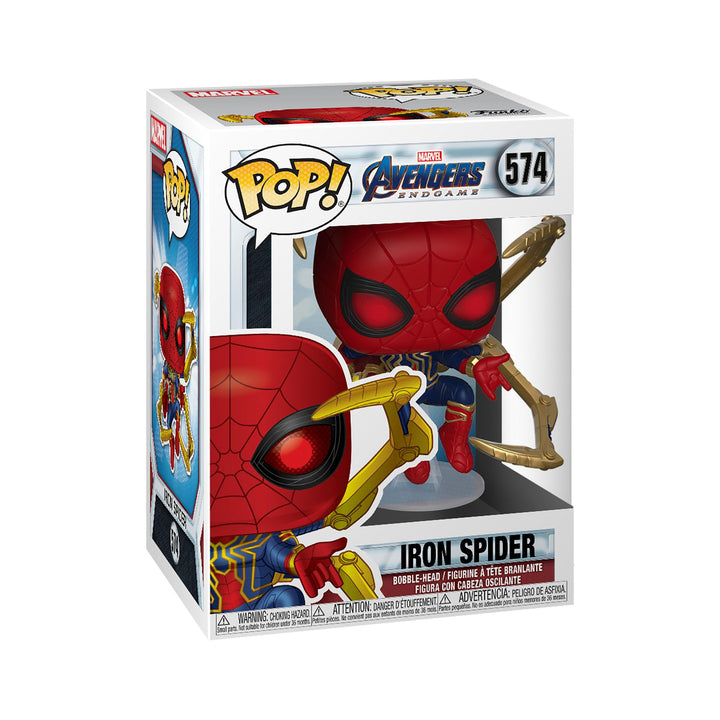 Funko Pop! Marvel: Endgame - Iron Spider mit NanoGauntlet - Avengers Endgame - Vinyl-Sammelfigur - G