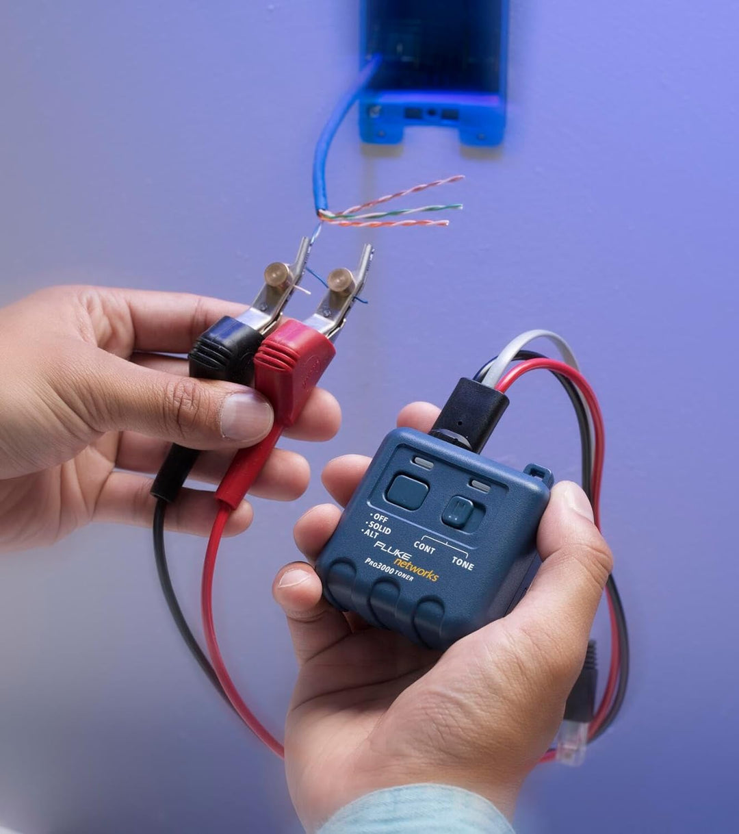Fluke Networks Pro3000F60-KIT enthält Tongenerator und Sonde mit 60Hz Filter und SmartTone Technolog