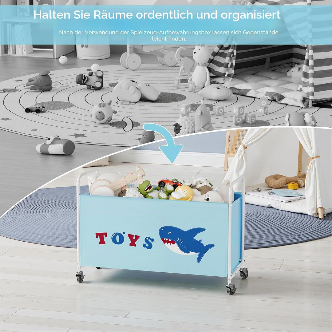GRANNY SAYS Spielzeugkiste mit Rollen, Extra Gross Aufbewahrungsbox Kinder, Aufbewahrung Kinderzimme