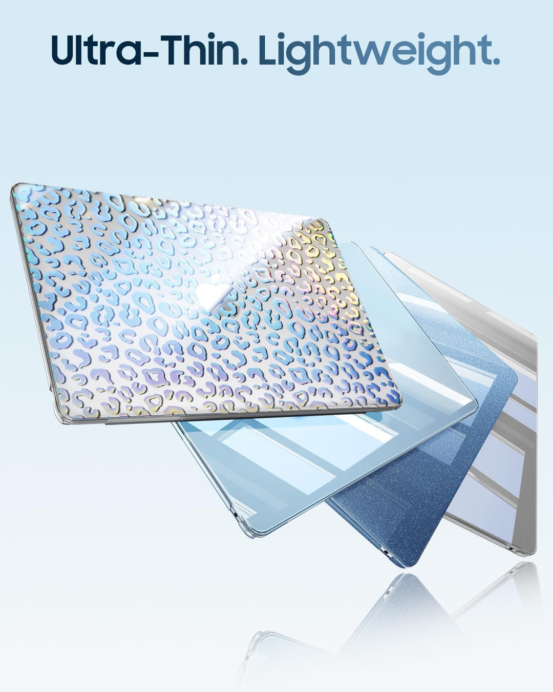 Fintie Hülle Kompatibel mit MacBook Air 13,6 Zoll M5 M4 M3 M2 (2026-2022) A3449 A3240 A3113 A2681, U