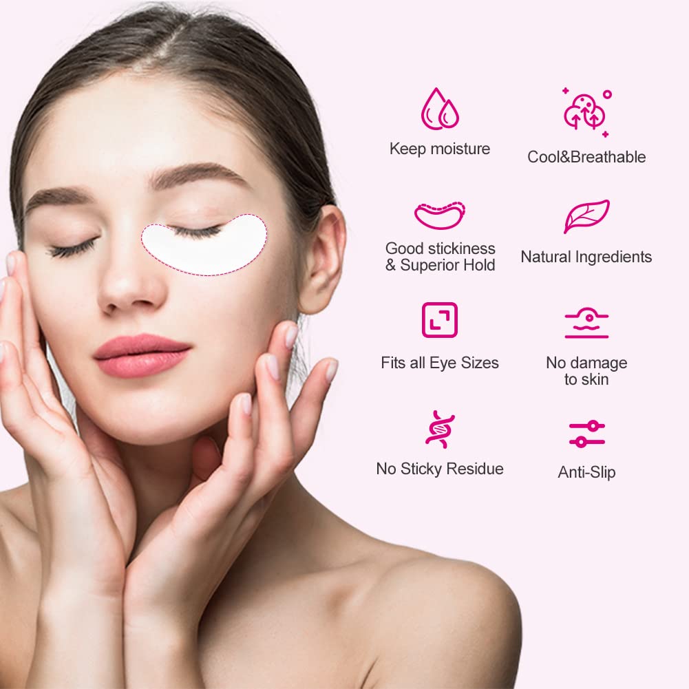 100 Paare Augenpads Wimpernpads für Wimpernverlängerung Wimpernlifting Wimpern Färben Wimpern Augen
