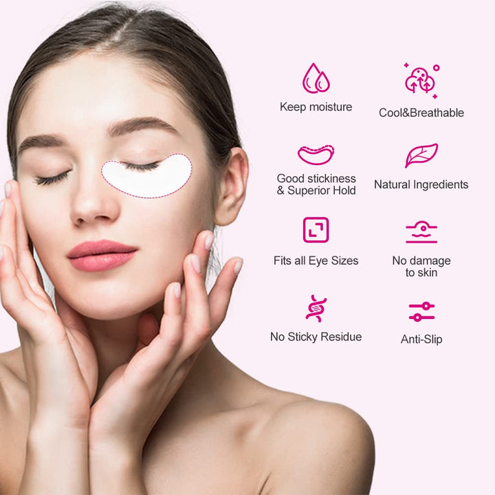 100 Paare Augenpads Wimpernpads für Wimpernverlängerung Wimpernlifting Wimpern Färben Wimpern Augen