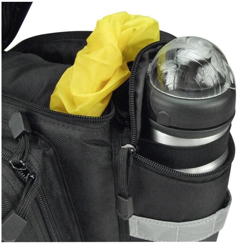 KLICKfix Farradtasche Tourino Schwarz Gepäckträgertasche, 35 x 30 x 23 cm Single, Single