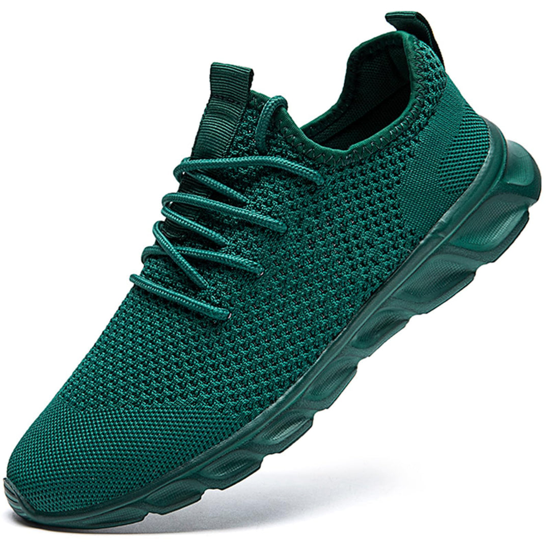 MGNLRTI Herren Sneaker Walkingschuhe Atmungsaktiv Strassenlaufschuhe Leicht Freizeit Sportschuhe für