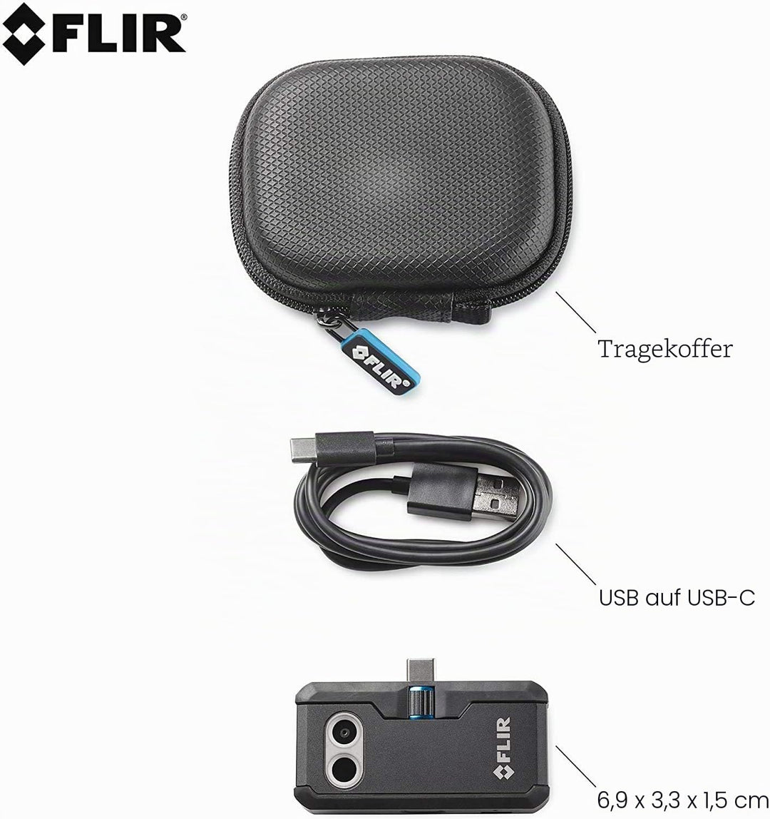 FLIR ONE Pro LT - High Resolution Thermal Imaging Camera for iOS Smartphones (iPhone w/Lightning Por