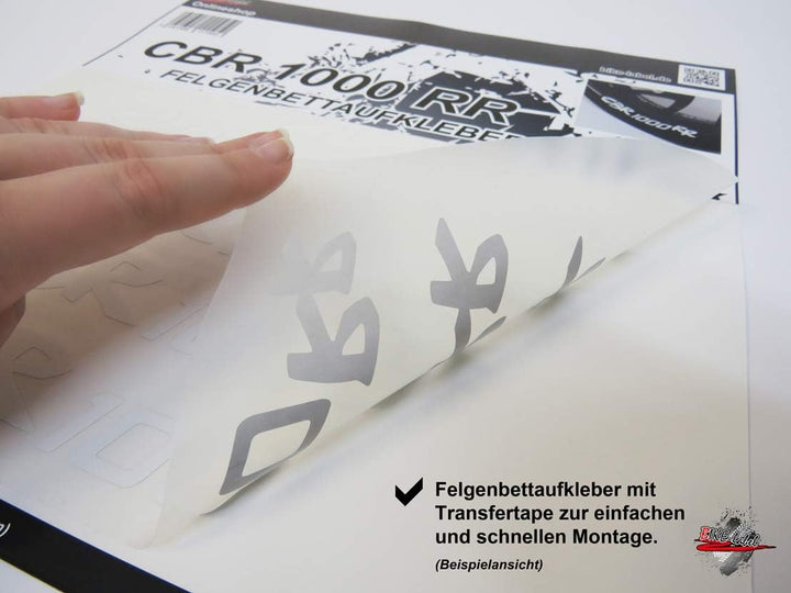 BIKE-label Felgenbett Aufkleber weiss kompatibel für KTM 1290 Super Adventure X790013 1290 Super Adv