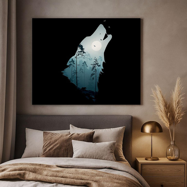 Bilder auf Leinwand 100x70cm Leinwandbild mit Rahmen Berge Höhle Park Gross Wanddeko Bild Schlafzimm